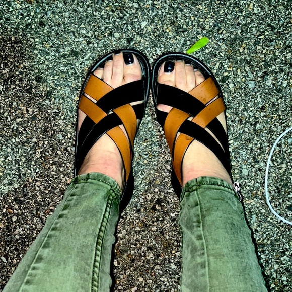 Prada leather sandals size 39 - Picture 1 of 7